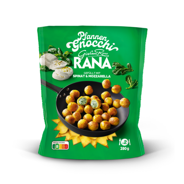 Rana Gnocchi Spinaq & Mozzarella 6/280gr