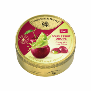 Bonbon Duo Fruit Qershi/Lime 9/175gr