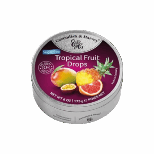 Sugar Free Tropical Fruit Drops 9/175gr