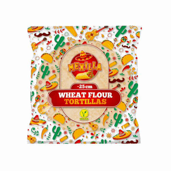 Petë Mexilla Wheat Tortilla 25cm 10/600gr