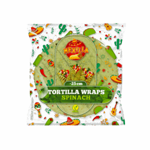 Petë Mexilla Spinach Tortilla 25cm 15/360gr