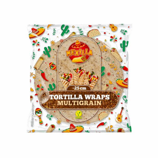 Petë Mexilla Multigrain Tortilla 25cm 15/360gr