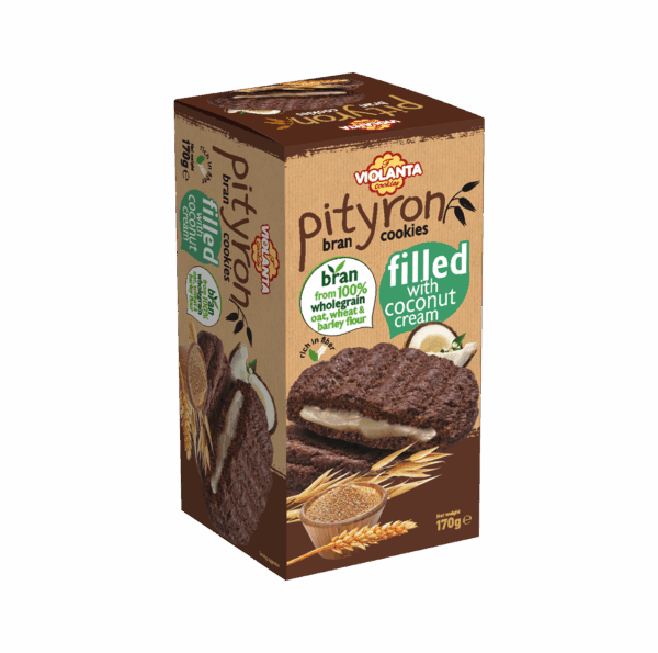 Biskota me Miell Gruri, Lebi, Tërshëre Pityron me krem Kokosi 12/170g
