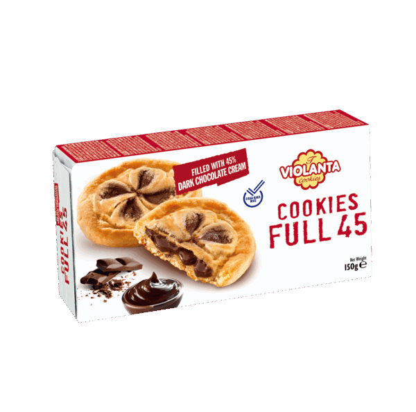 Biskota me Çokollatë të zezë 12/150g