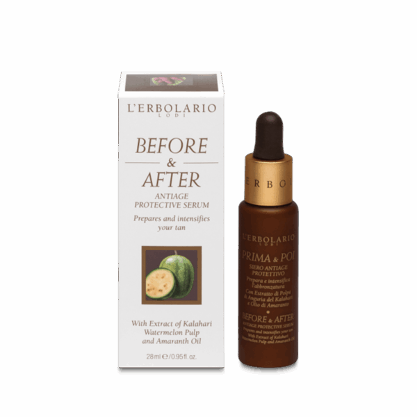 Serum Anti-Age mbrojtje Para dhe Pas
