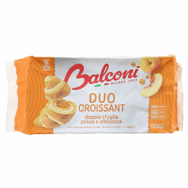 Balconi Duo Croissant Pjeshkë & Kajsi 8/300gr