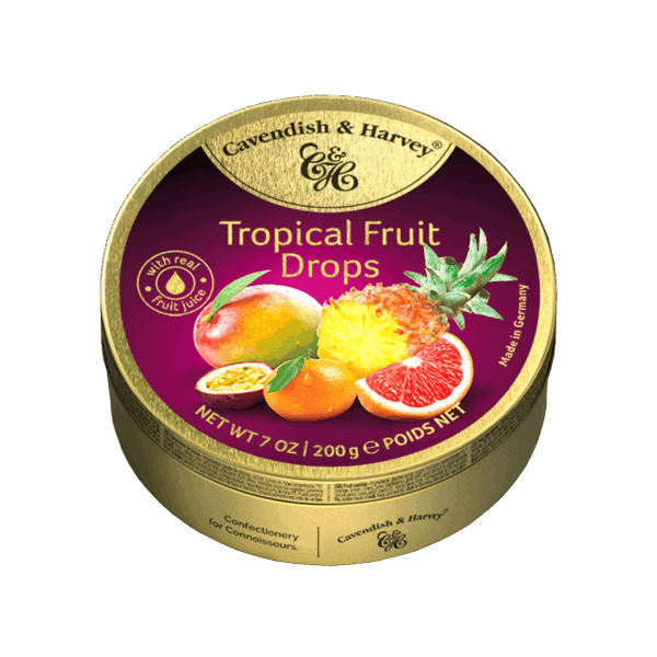 Tropical Fruit Drops - C&H 9/200gr