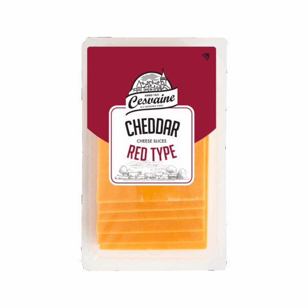 Djath cheddar i kuq në rriska 12/125g