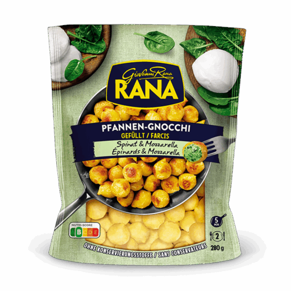 Rana Gnocchi Spinaq & Mozzarella 6/280gr
