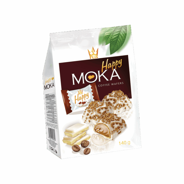 Happy Coffee Wafer Moka 10/140g