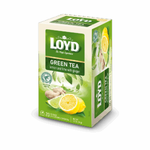 Çaj i gjelbër me Limon, Lime & Xhenxhefil 8/34g