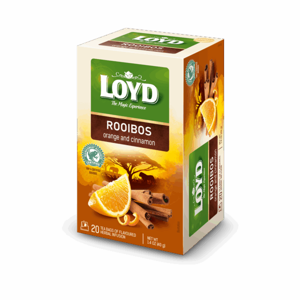 Çaj Rooibos Portokall & Kanellë 8/40g