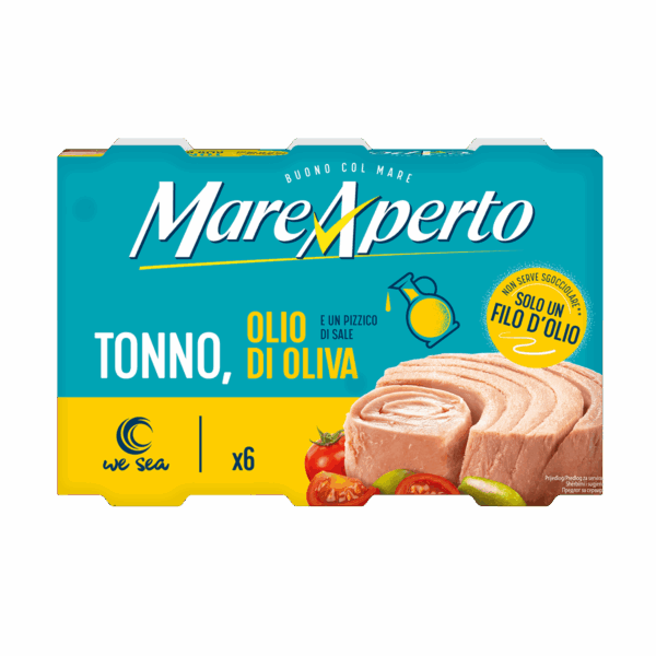 Tuna Mare Aperto në vaj ulliri 16/6x60gr