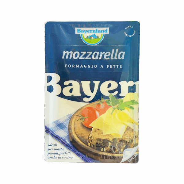 Kaçkavall Mozzarella në rriska 45% 12/140g