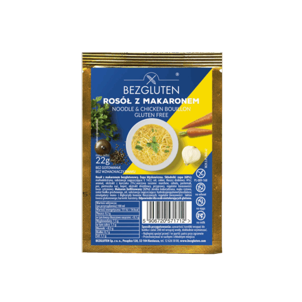 Supë pule me pasta pa gluten 25/22gr