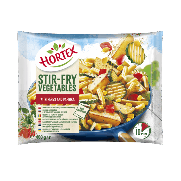 Hortex Perime të fërguara Herbs/Paprika 14/400g
