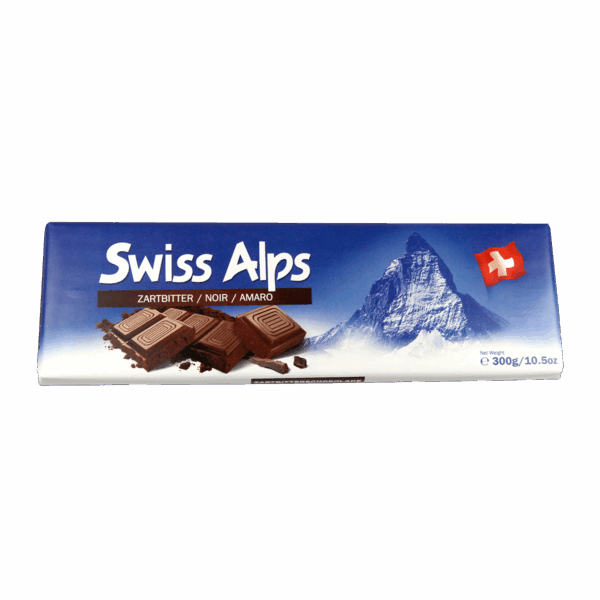 Swiss Alps çokollatë e zezë 10/300g
