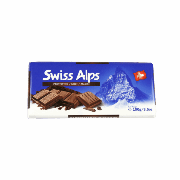 Swiss Alps çokollatë e zezë 20/100g