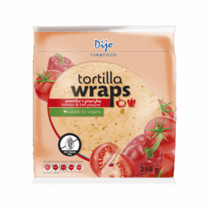 Tortilla Tomato & Bell Pepper 25cm 250gr
