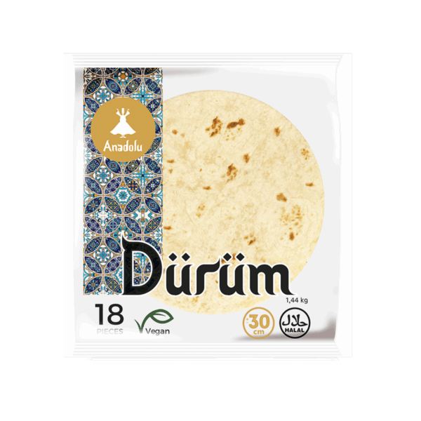 Tortilla Anadolu Durum 30cm 1440gr