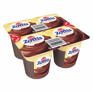 Zott Zottis Dessert Vanillë/Çoko 12/115g