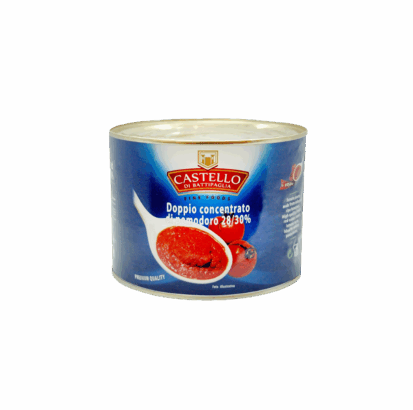 Salcë domatesh dyfish e koncentruar 28/30% 6/2,2kg